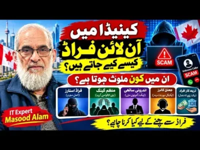 کینیڈا میں آن لائن فراڈ کیسے کیے جاتے ہیں اور ان سے بچنے کے طریقے - آئی ٹی ماہر مسعود عالم کا انٹرویو